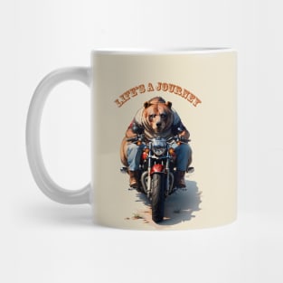 life’s a journey design Mug